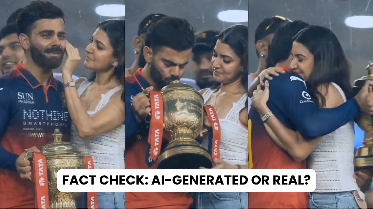 Fact Check: Did Virat Kohli Cry In Anushka Sharma's Arms Post RCB's Victory In IPL 2026 Final? Know Truth Behind Viral Video
