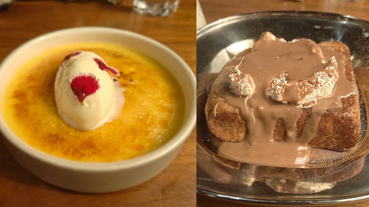 Ambe Turmeric Crème Brûlée and Tiramisu French Toast