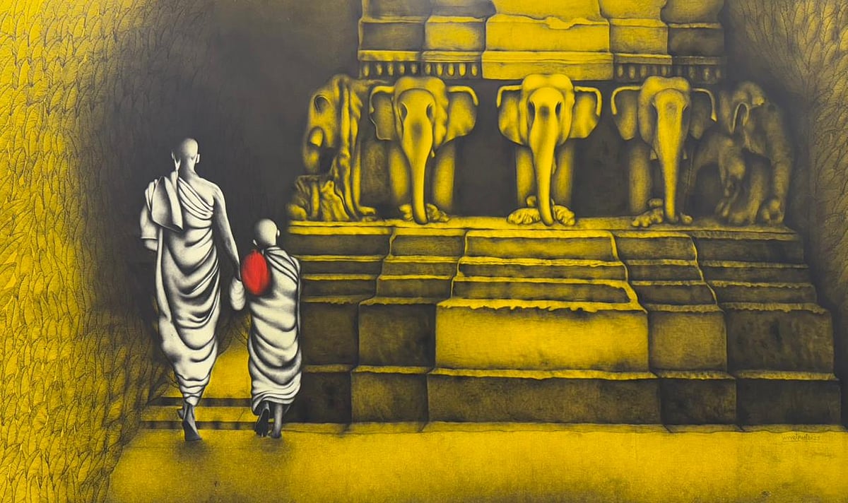 Gallery FPH: Yuvraj Patil's Paintings Invite Viewers To Pause And Reflect