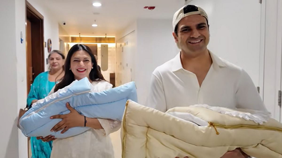 'Bachcha Chori Hone Wala Tha': Vivek Dahiya's Hilarious Joke During Twins' Grand Welcome Leaves Divyanka Tripathi In Splits- Watch