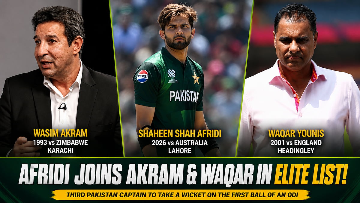PAK Vs AUS 2nd ODI: Shaheen Afridi Joins Legends Wasim Akram, Waqar Younis In Elite Pakistan Captaincy List