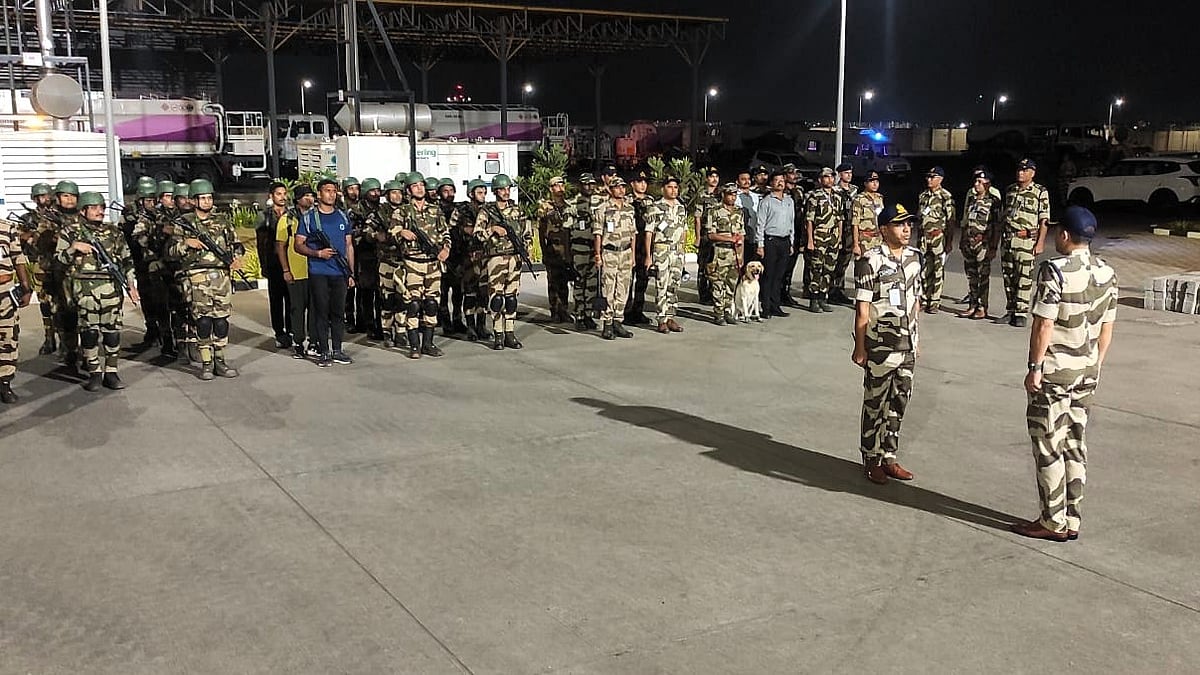 CISF Conducts Late-Night Mock Drill At Navi Mumbai Airport To Test Emergency Preparedness