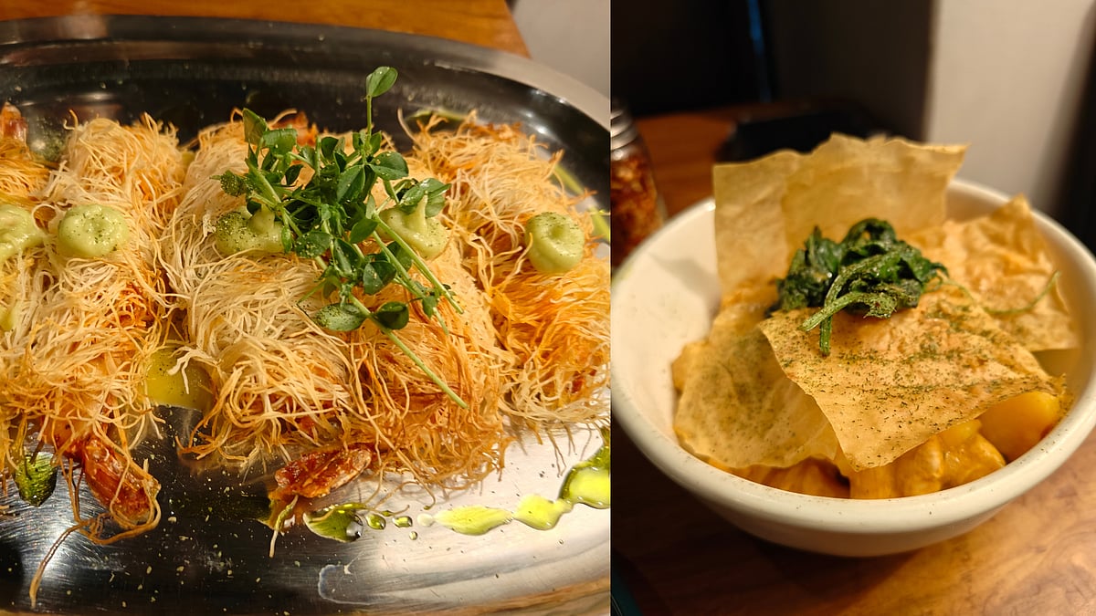 Kataifi Prawns and Peruvian Chicken Pot Pie