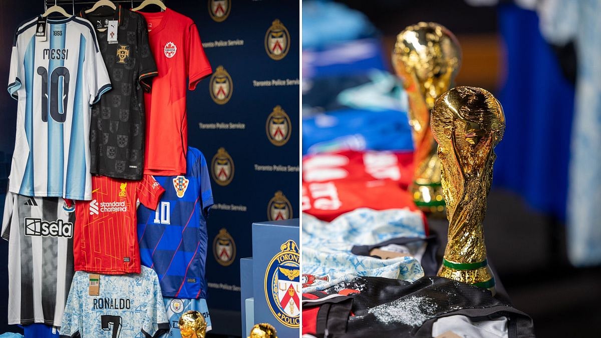 FIFA World Cup 2026: Toronto Police Seize Fake Merchandise Worth ₹21.5 Cr Including 2 Trophies; 2 Arrests Made