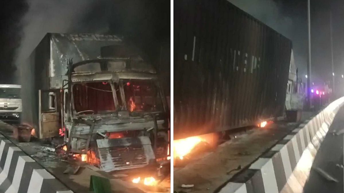 2 Trucks Collide On Mumbai–Pune Expressway After Brake Liner Fire; No Injuries Reported
