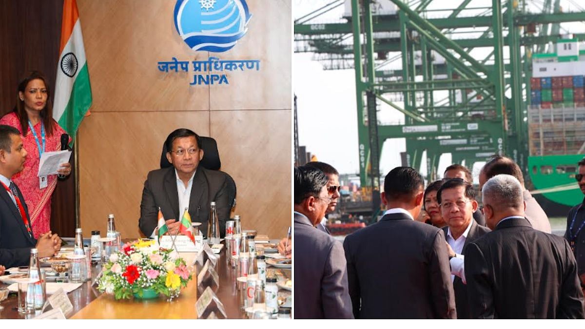 Myanmar President U Min Aung Hlaing Visits JNPA In Mumbai, Reviews Vadhvan Port Project And Strengthens Maritime Ties With India
