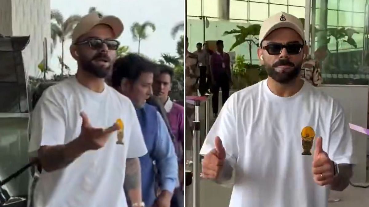 'Kya Karna Hai Abhi?': Virat Kohli's Hilarious Reaction Goes Viral After Paparazzi Swarm RCB Star At Mumbai Airport | VIDEO