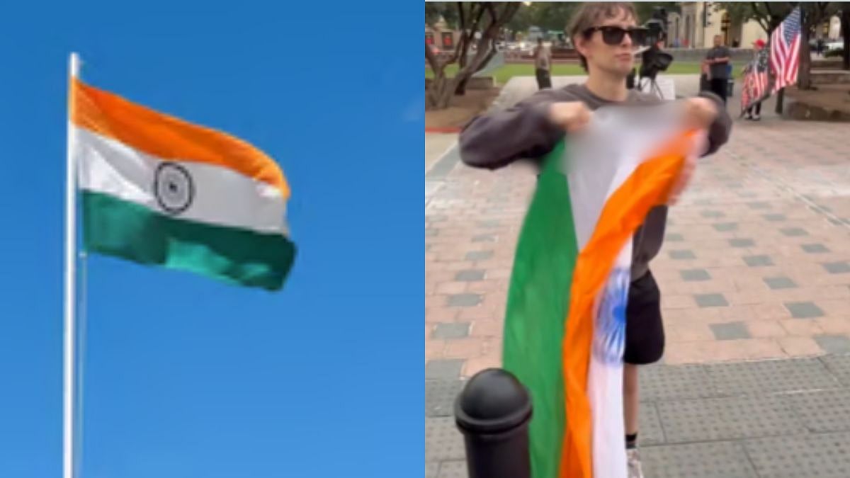 Video of US Man Tearing Indian Flag Fumes Netizens, Reignites Immigration Debate 