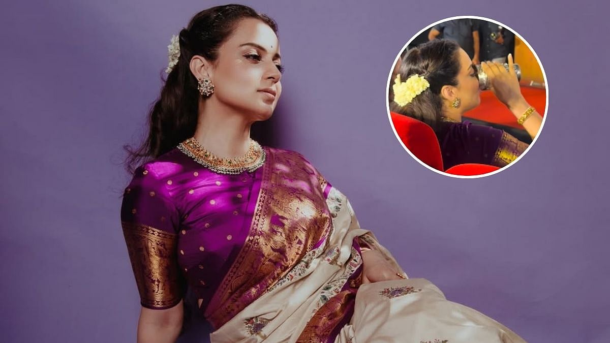 Kangana Ranaut Drinks Water From Her Old Silver Glass: Health Experts Reveals The Ayurvedic Logic Behind The Habit