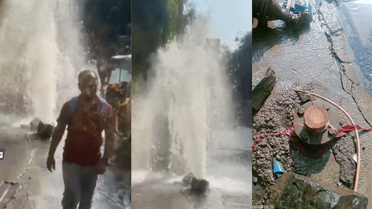Pipeline Burst Causes Massive Water Wastage In Mumbai's Saki Naka; BMC Repairs Hours After Complaint - WATCH