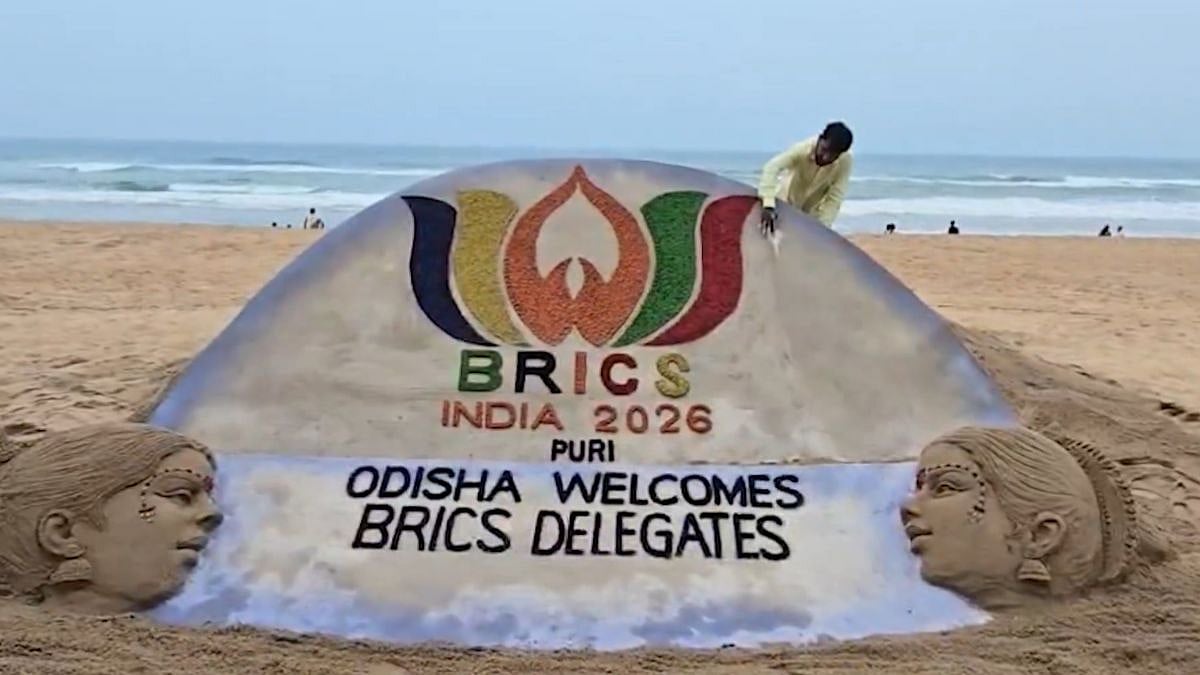 Odisha's Sand Art And Animation Welcomes BRICS Delegates In Puri; Take A Look!
