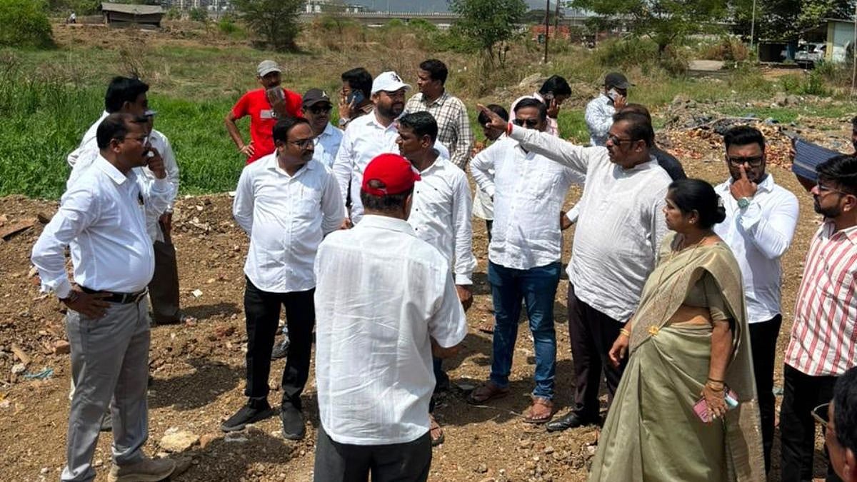 Panvel Mayor Nitin Patil Inspects Pre-Monsoon Works, Reviews Drain-Cleaning Measures In Ward No 14