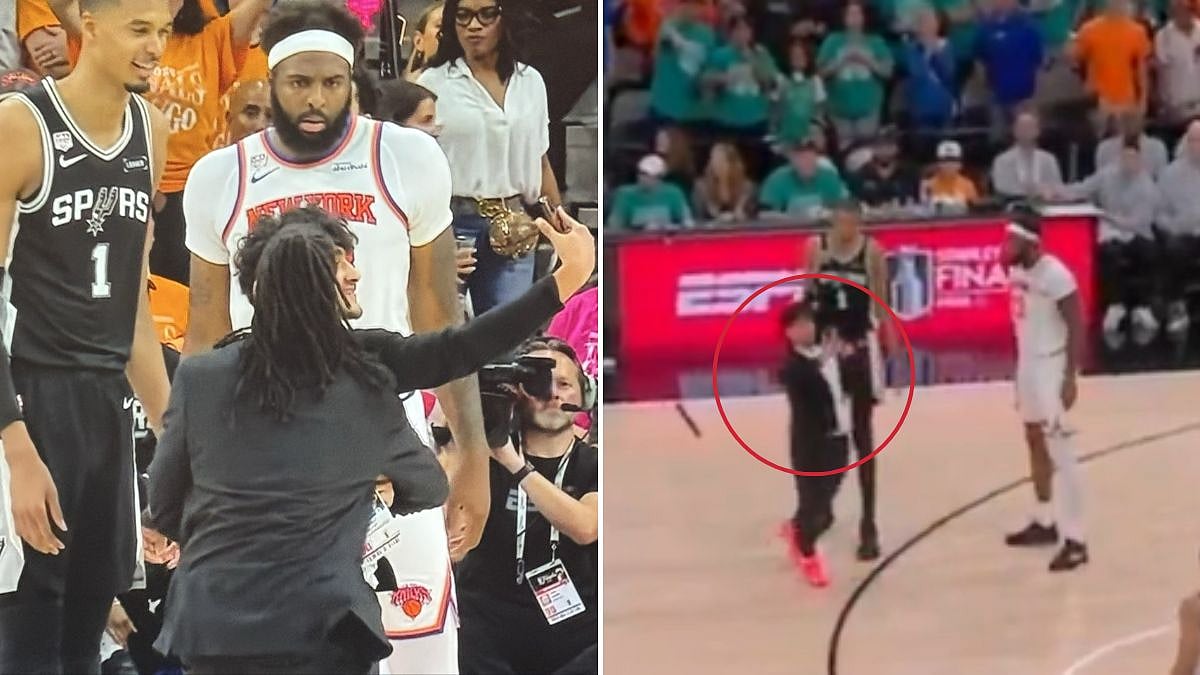 VIDEO: Fans Storms Court During NBA Finals Game 1 For Selfie With Victor Wembanyama; His Reaction...