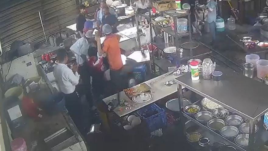 On Cam: Rajkot Hotel Kitchen Blast Knocks Employee Off His Feet; Dies Of Head Injuries