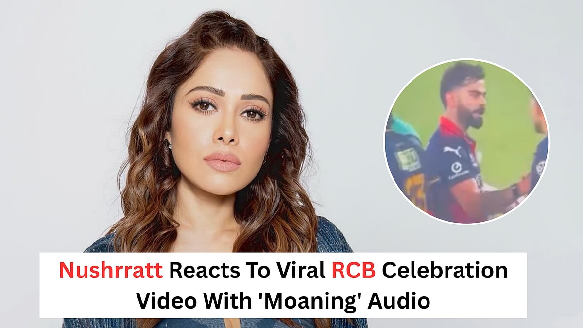 'I Was At Friend's House...': Nushrratt Bharuccha Finally REACTS To Viral RCB Celebration Video With 'Moaning' & 'Slapping' Audio 