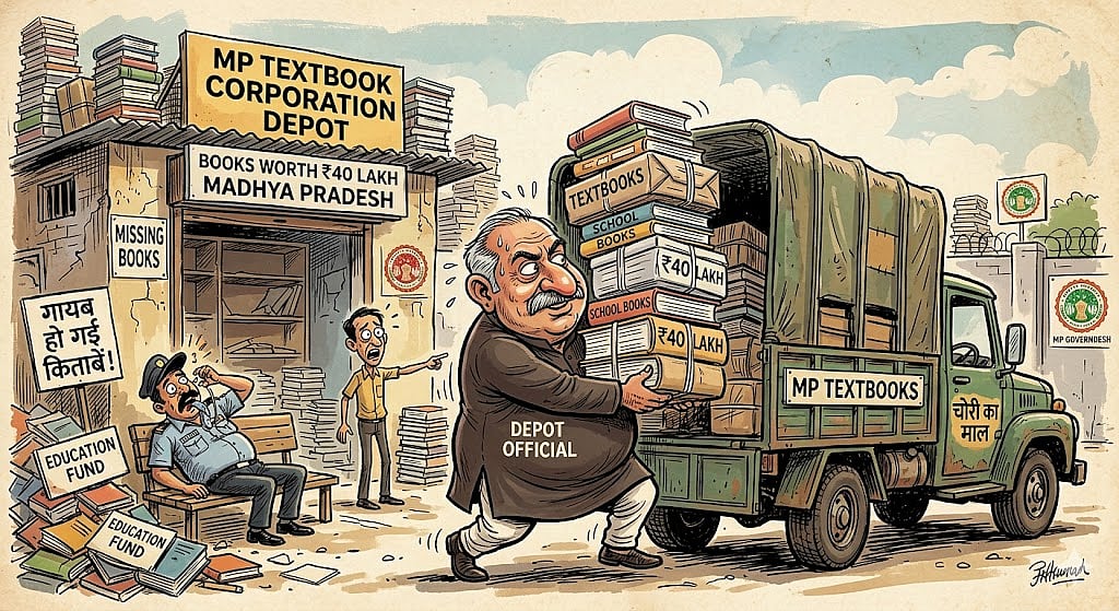 Books Worth ₹40 Lakh Go Missing From Madhya Pradesh Textbook Depot 