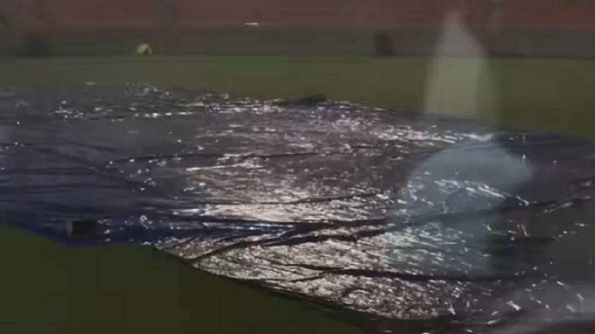 IND Vs AFG Test Match Under Threat? Heavy Rain Batters Mullanpur Cricket Stadium Ahead Of Clash | VIDEO