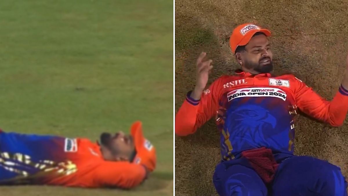 'Abey Kitna Time...': Shreyas Iyer Hilariously Lies Down On The Field After DRS Review Takes Time During T20 Mumbai League Match | VIDEO