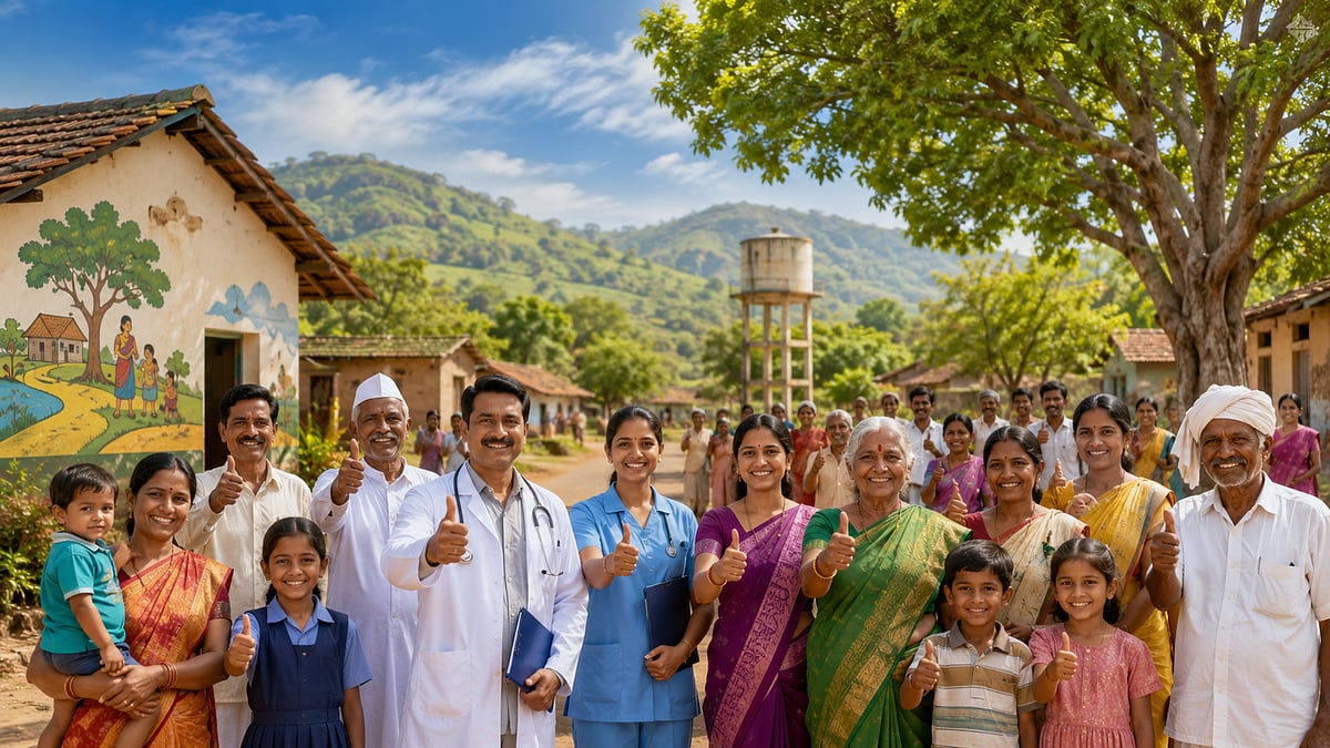 Thane District Achieves Milestone With All 427 Gram Panchayats Registered Under 'Maza Gaon - Arogya Sampanna Gaon' Initiative