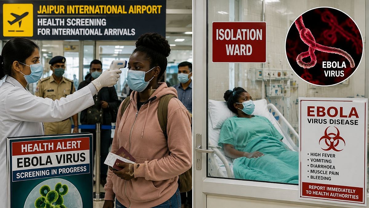 Ebola Scare In Rajasthan: Ugandan Woman Isolated At Jaipur's RUHS Hospital After Being Flagged During Airport Screening