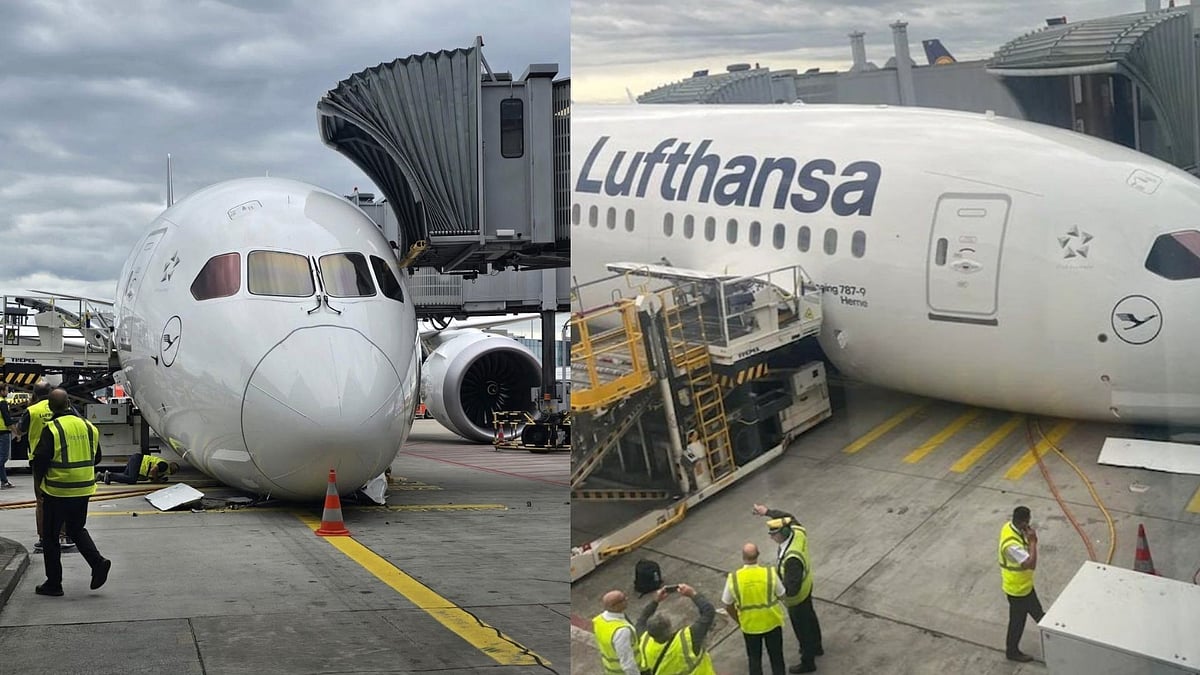 'Hope Nobody Was Hurt': Lufthansa Boeing 787 Suffers Nose Gear Collapse At Frankfurt Airport; Viral Video Sparks Concern Online