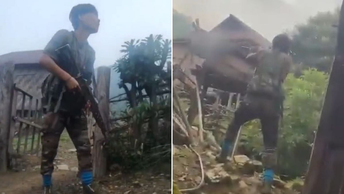 Manipur’s Kangpokpi Violence: Armed Attack In Loibol Khullen Leaves 3 Dead, Including Woman; 7 Houses Torched Amid Clashes | Video