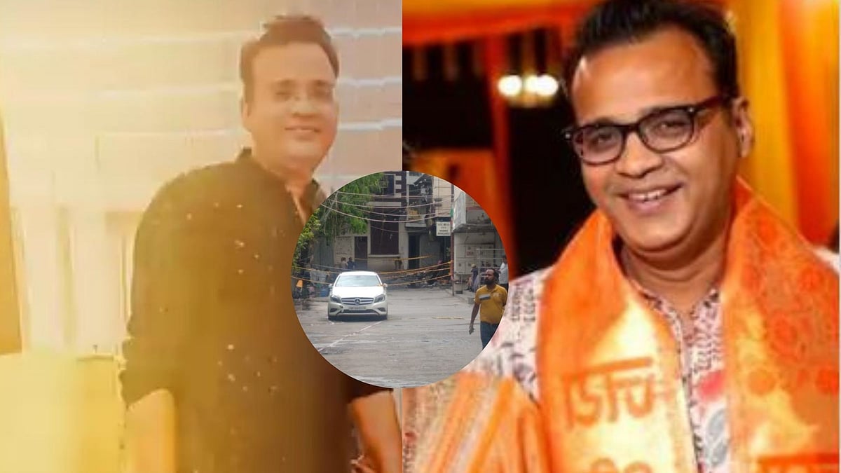 'Waiting For Its Owner': Malviya Nagar Fire's Deceased Victim Vivek Agarwal's Mercedes Car Seen Outside Burnt Hotel; 8 Family Members Killed Including Him