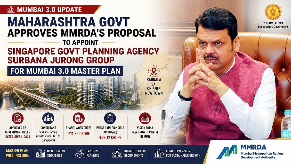 Mumbai 3.0 Update: Maharashtra Govt Approves MMRDA’s Proposal To Appoint Singapore Govt Planning Agency Surbana Jurong Group For Master Plan