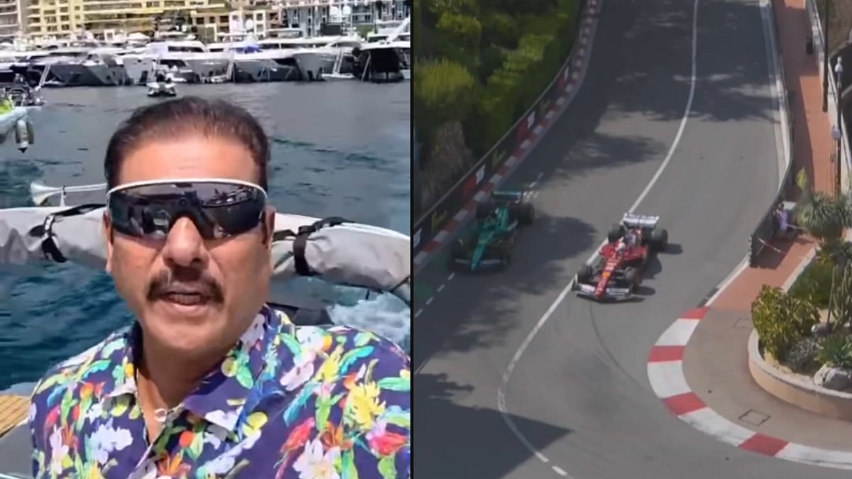 'What A Spot!': Ravi Shastri Takes In Monaco's Breathtaking Views Ahead Of Iconic Formula 1 Grand Prix | Video