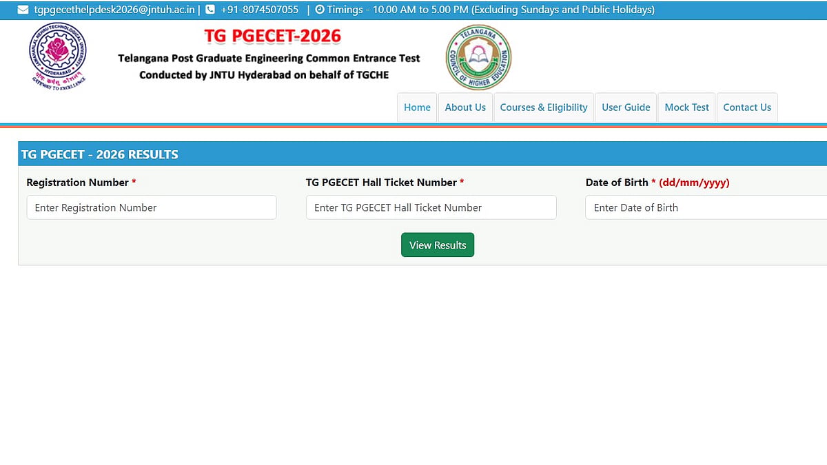 TS PGECET Result 2026 Declared At pgecet.tgche.ac.in; Candidates Can Download Rank Card Online