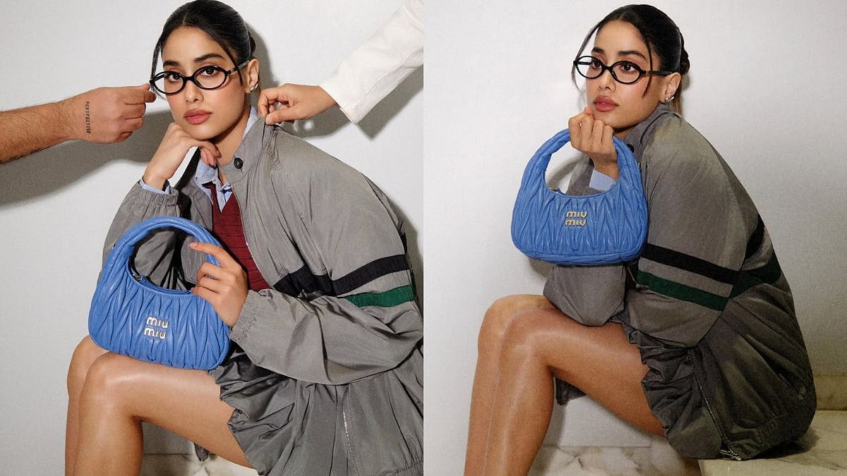 Peddi Star Janhvi Kapoor Wows At Ekta Kapoor's Mumbai Event In Head-To-Toe Miu Miu Look
