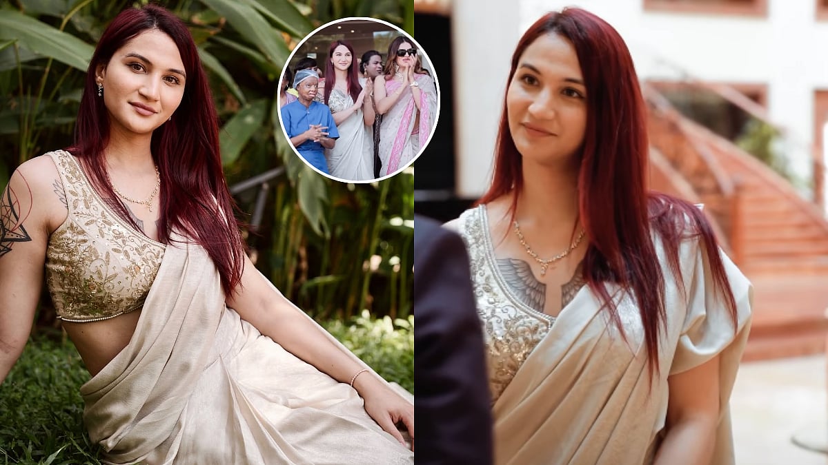 'Life I Dreamt About': Anaya Bangar Stuns In Silk Saree To Celebrate Pride Month At Mumbai Event