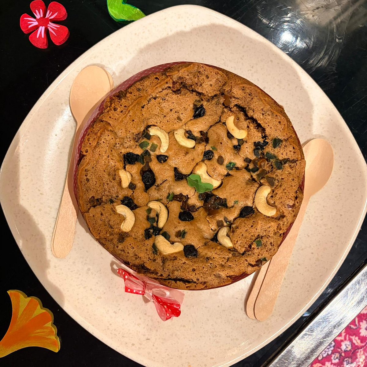 Eggless Plum Cake