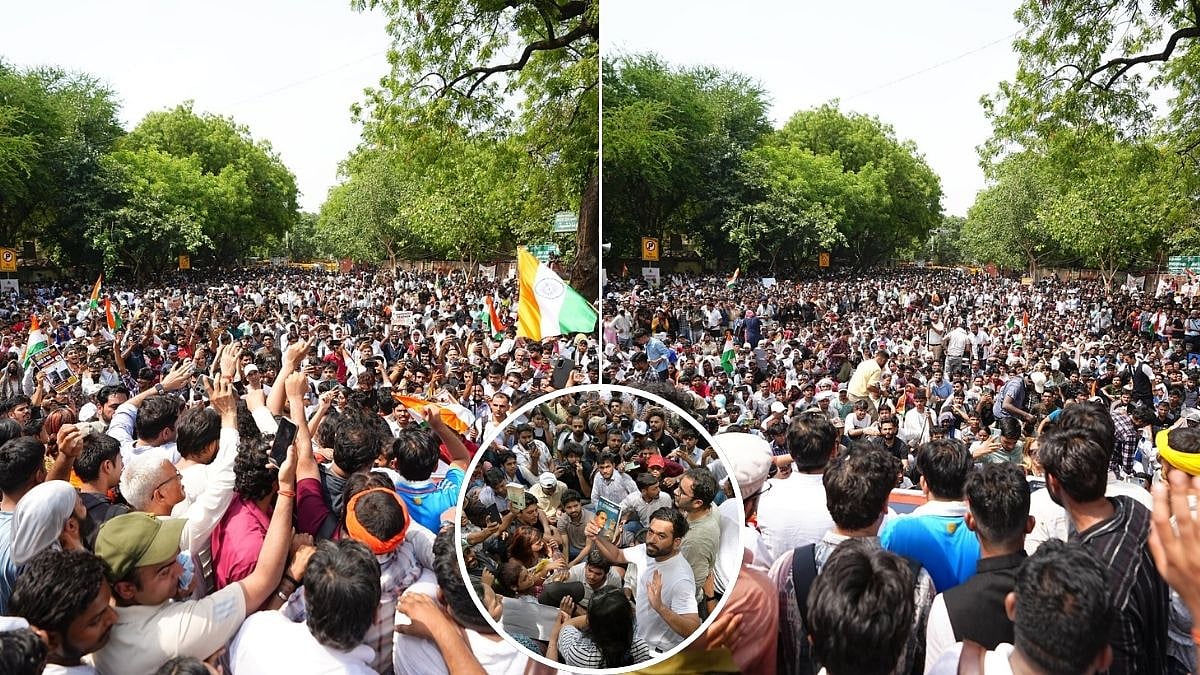 Delhi Police Detain 6 During CJP Protest At Jantar Mantar; Students Demand Accountability Over Exam Irregularities