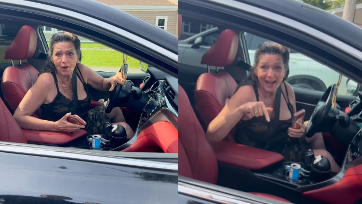 'You're A Racist Piece Of Sh*t': Indian Man Responds To Canadian Woman Who Passed Racist Comments From her Car - VIDEO 