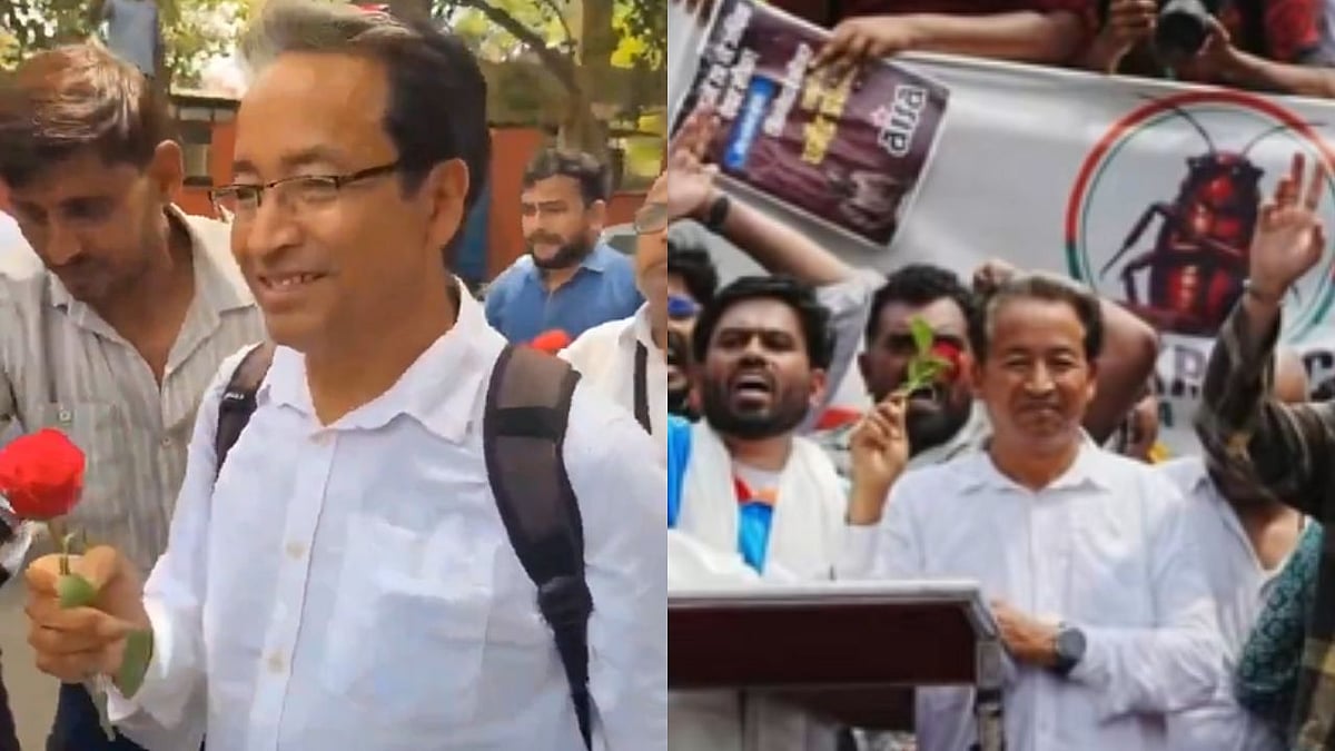 'I Don't Like Protests, But We Need Justice': Sonam Wangchuk Joins CJP Rally at Jantar Mantar
