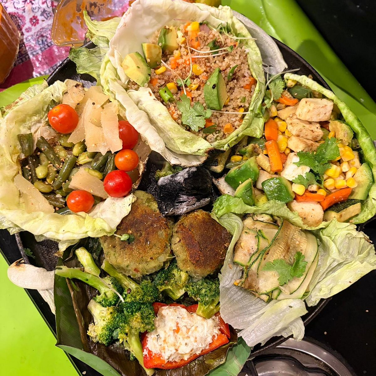 1st Runner-up: Sizzler
and
Soybean, Sweet Potato & Hung Curd Cake Sizzler
