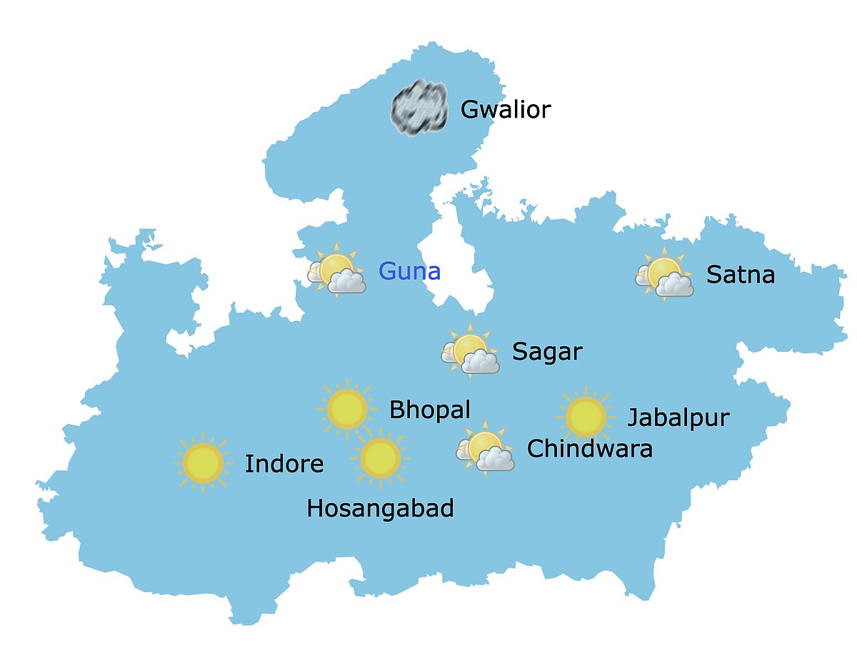 Weather In Madhya Pradesh at 10:30 Am