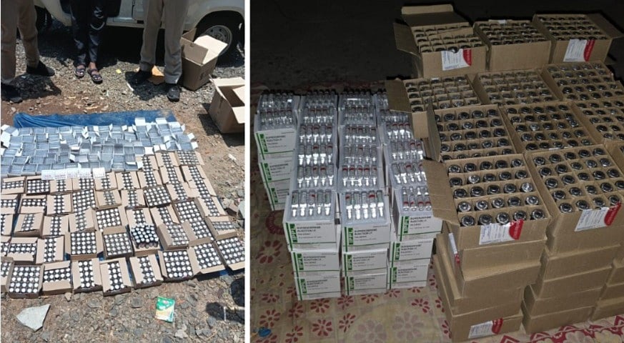 Illegal Intoxicating Injection Network Busted In Jabalpur; 6 Held, Over 6K Injections Seized; Supply Linked To UP