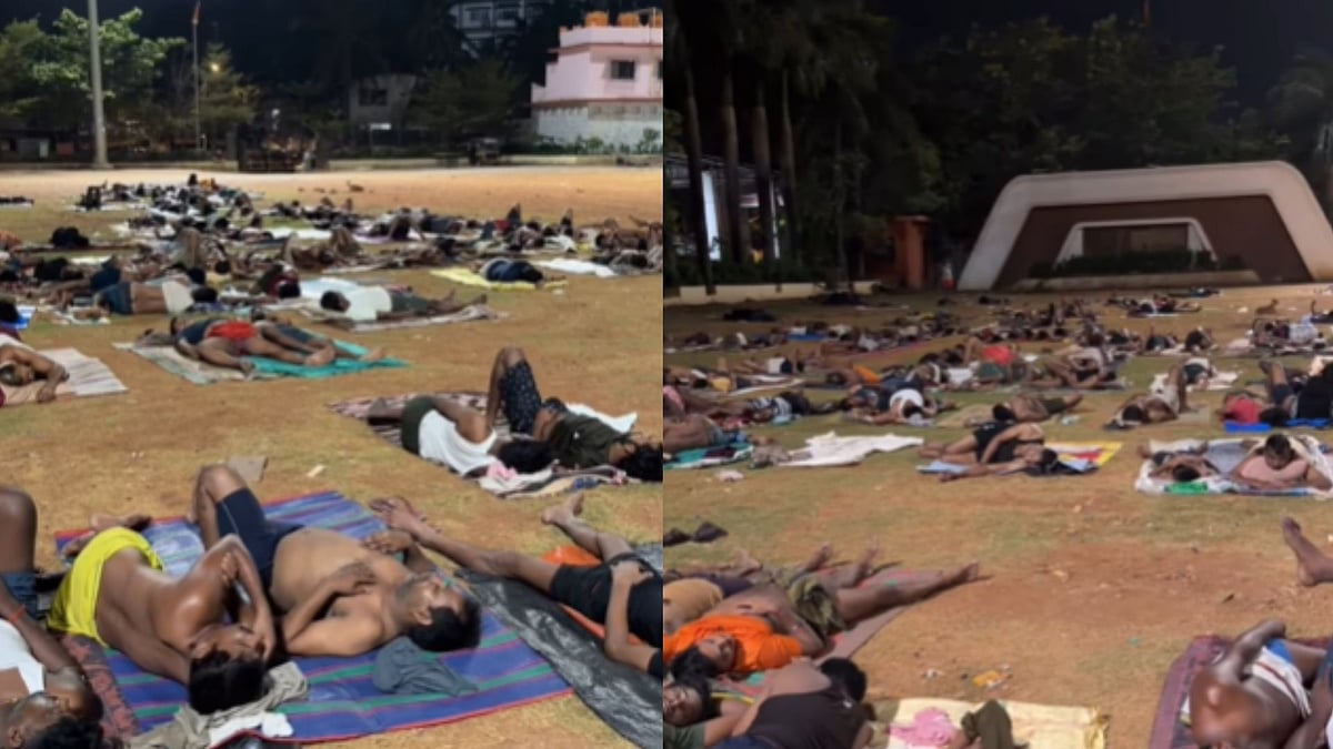 'Ghar Pe Bahut Garmi Lagta Hai': Migrant Labours Sleep On Open Ground In Mumbai's Bhayandar East To Escape Heat | VIDEO