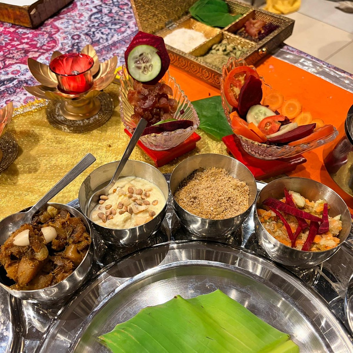 2nd Runner-up: Moringa & Flaxseed Multigrain Aata Naan with Amla-Keri-Khajoor Pachadi