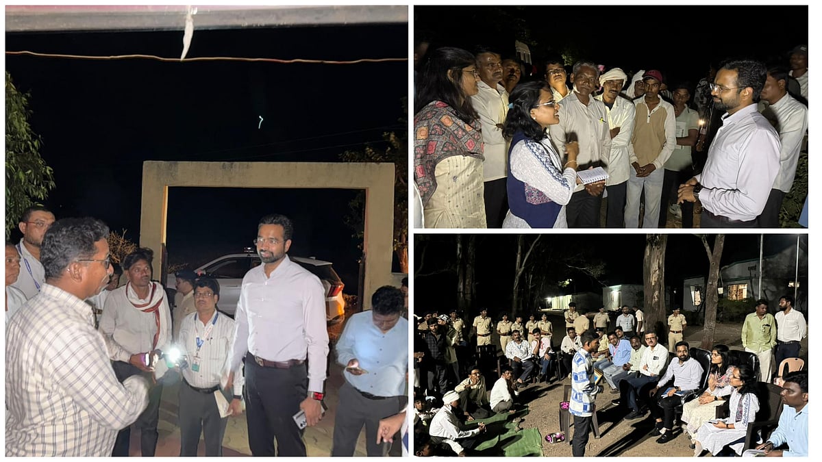 Jalgaon: District Collector Rohan Ghuge Spends Night In Remote Satpuda Villages, Takes Stock Of Tribal Issues