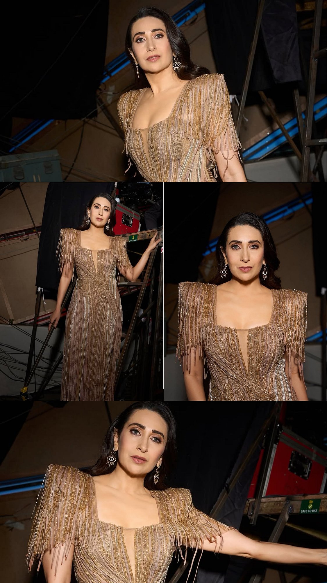 Karisma Kapoor Serves Pure Red-Carpet Royalty In A Dazzling Champagne-Gold Gown