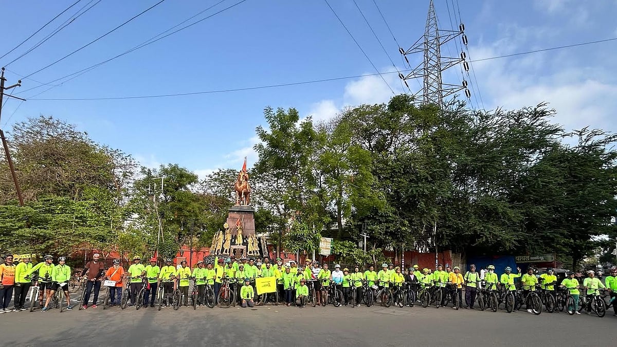 Nashik: Thousands Participate In Grand Bicycle Ride On World Bicycle Day Under Fit India Campaign