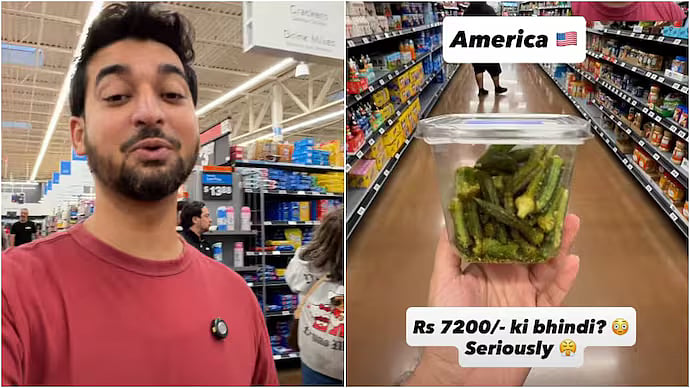 'NRI Bhindi For ₹7200/Kg?': Indian Man Shocked After Finding ‘Okra’ Sold As Premium Snack In US Store - VIDEO