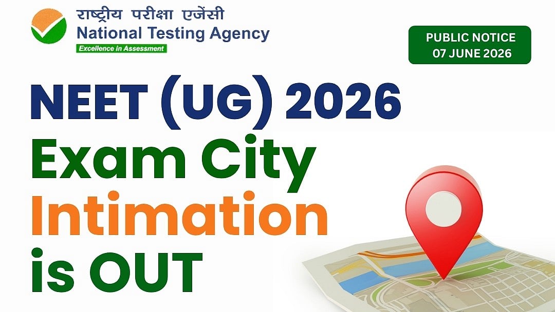 NEET-UG 2026 Re-Exam City Intimation Slip Out Now At neet.nta.nic.in; Here's How To Access