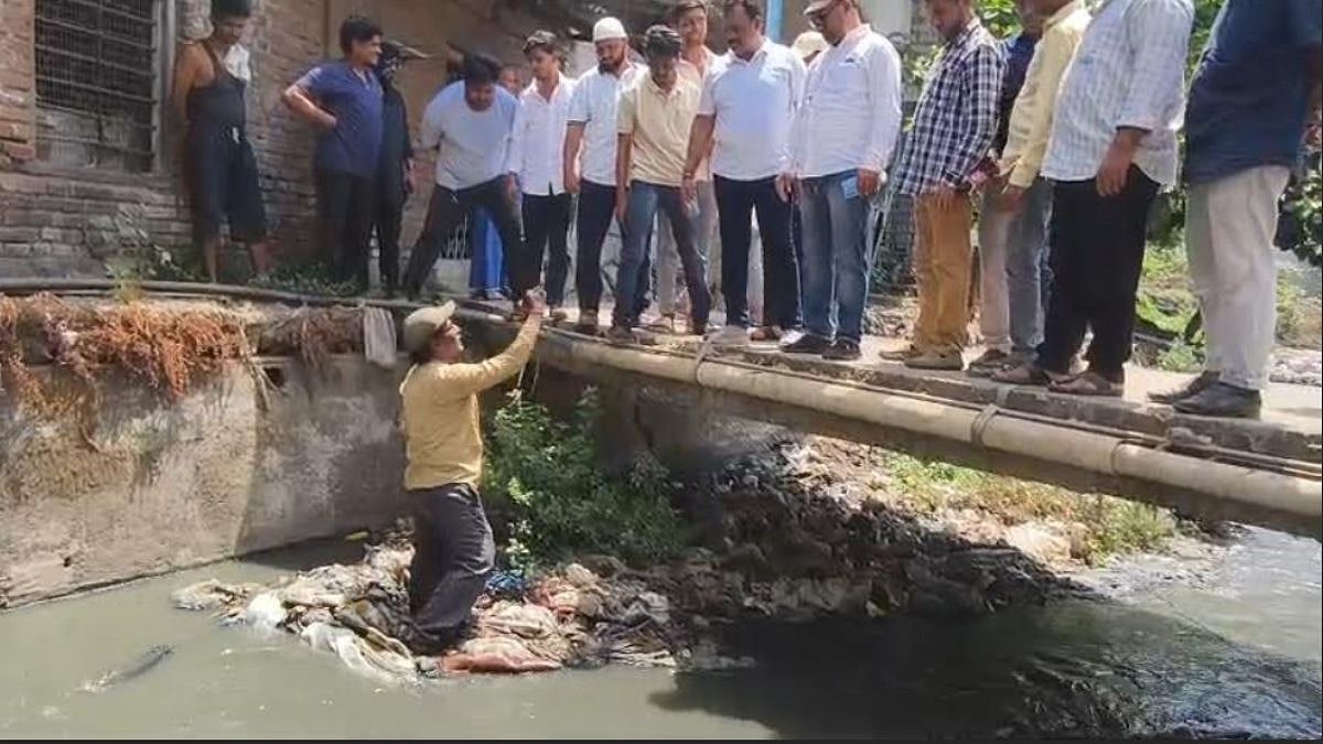 Bhiwandi Mayor Pulls Up BNMC Officials As Drain Inspection Exposes Slow Desilting Ahead Of Monsoon