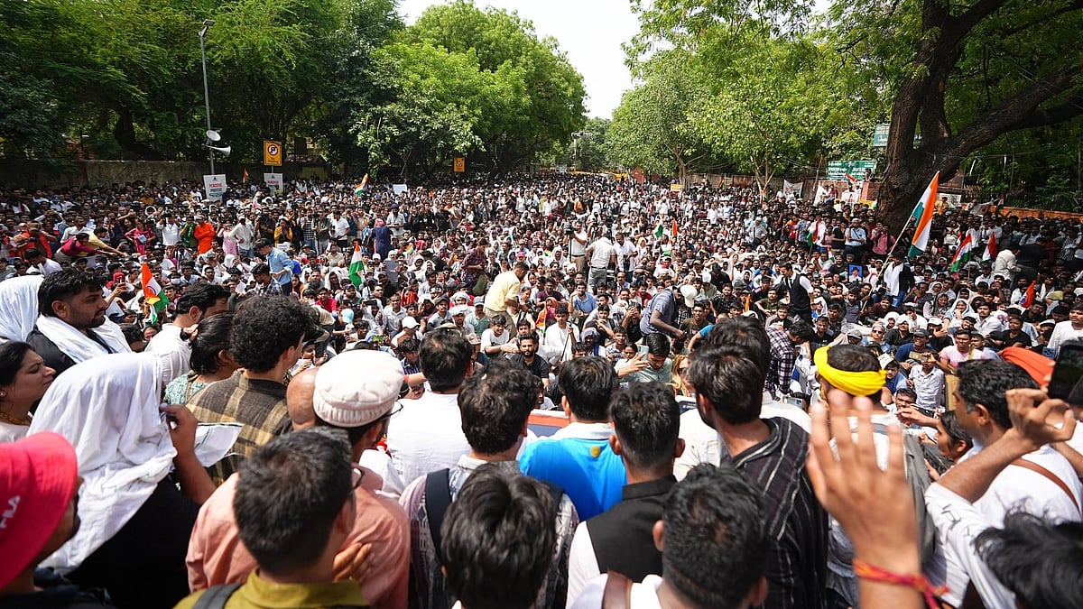 Cockroach Janta Party Holds First Protest, Demands Dharmendra Pradhan's Resignation Over Exam Issues