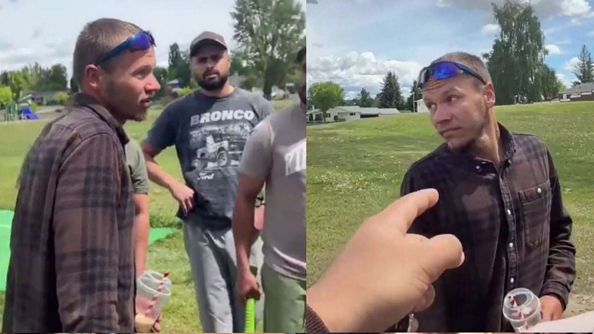 Indian Men Playing Cricket Step In To Defend Woman Who Was Allegedly Being Followed By A 'Creepy' White Man; Video Goes Viral