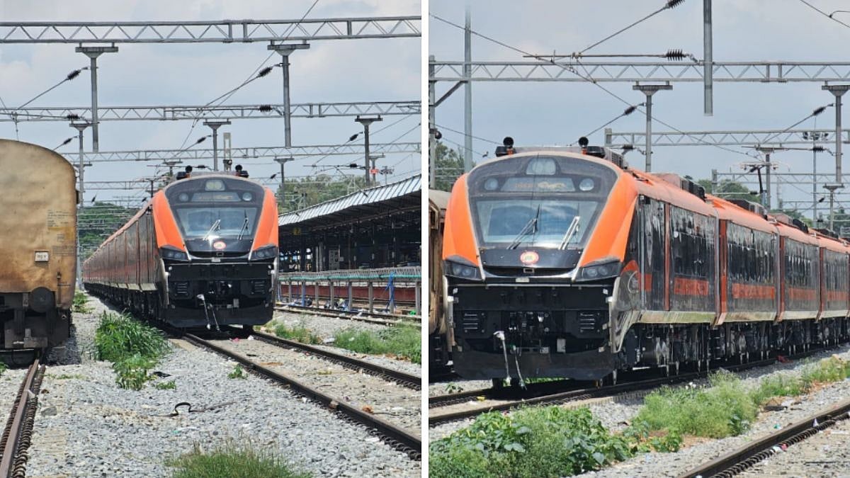 Mumbai-Bengaluru Sleeper Vande Bharat Rake Spotted At SMVT Bengaluru Ahead Of Proposed Launch
